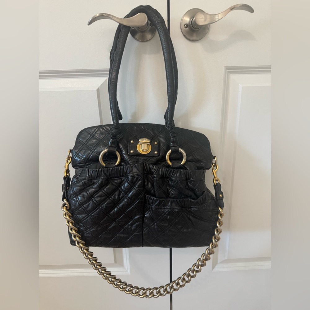 Marc Jacob’s Quilted Bag with Gold Chain